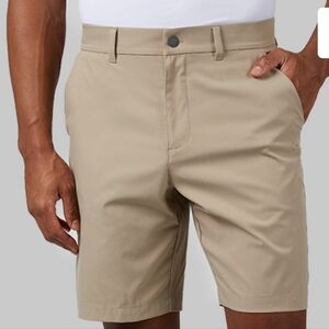 Mens Twill Tech Classic Short Dusty Khaki Size 42